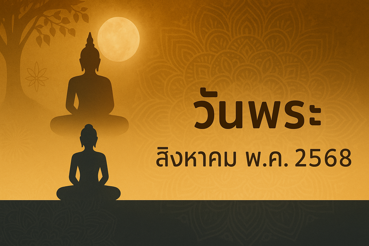 วันพระเดือนสิงหาคม2568