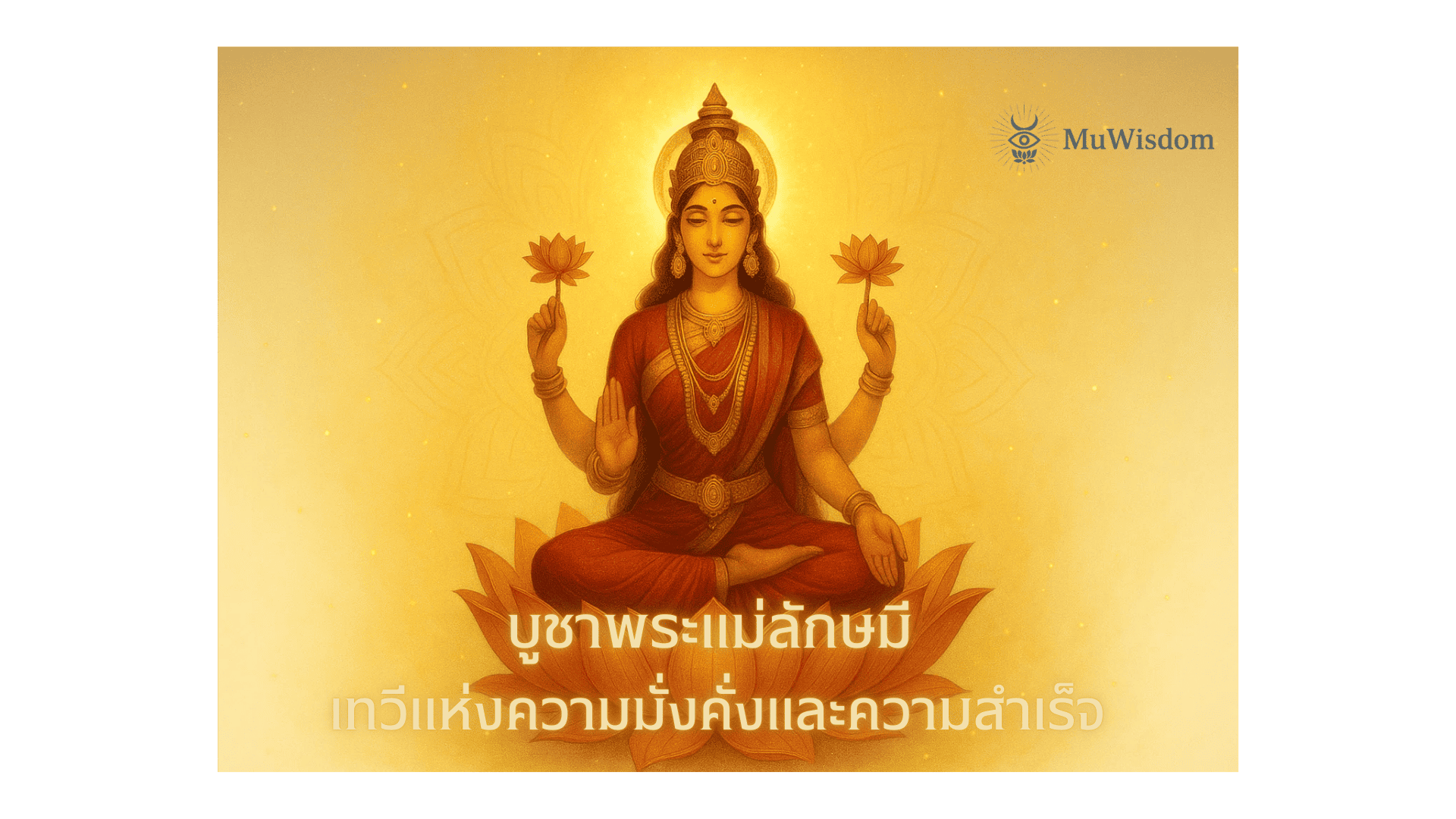 บูชาพระแม่ลักษมี