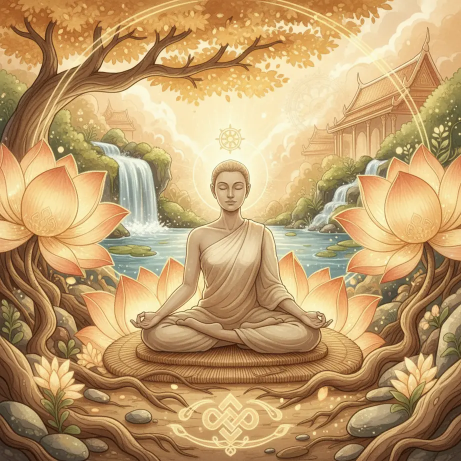 person-meditating-samma-sati-right-mindfulness